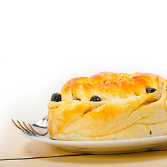 Image showing blueberry bread cake dessert