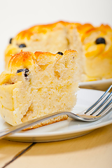 Image showing blueberry bread cake dessert