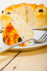 Image showing blueberry bread cake dessert