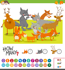 Image showing how many animals activity