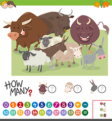 Image showing calculating animals game