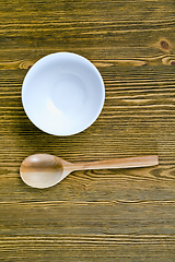 Image showing spoon and bowl