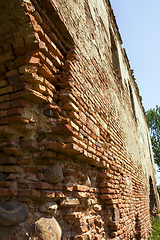 Image showing ruined castle wall