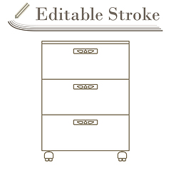Image showing Office Cabinet Icon