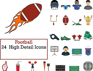 Image showing Football Icon Set