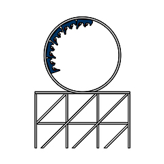 Image showing Roller Coaster Loop Icon