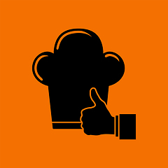 Image showing Thumb Up To Chef Icon