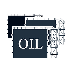 Image showing Oil Tank Storage Icon