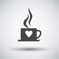 Image showing Valentine Day Coffee Icon