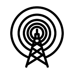 Image showing Radio Antenna Icon