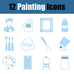 Image showing Painting Icon Set