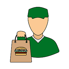 Image showing Food Delivery Icon