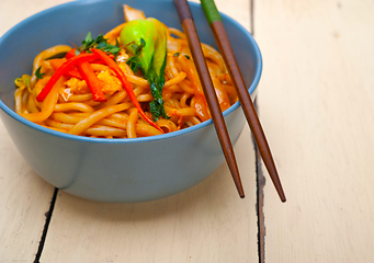 Image showing hand pulled ramen noodles