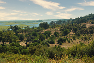 Image showing Chobe river landscape, Botswana Africa