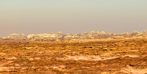 Image showing Dallol in Danakil depression, Ethiopia wilderness