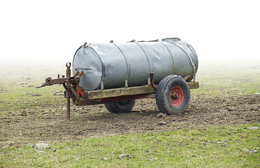 Image showing liquid manure spreader