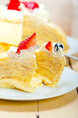 Image showing crepe pancake cake