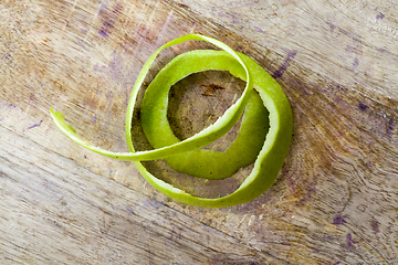 Image showing green ripe and juicy Apple