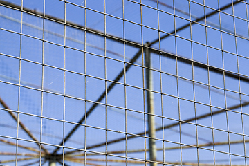 Image showing an old metal cage