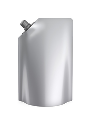 Image showing Silver doypack with spout
