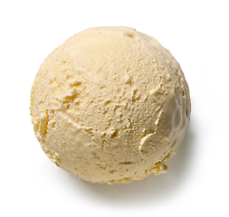 Image showing vanilla ice cream ball