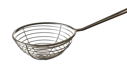 Image showing small strainer on white background