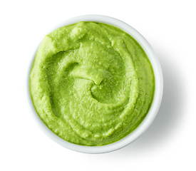 Image showing green vegetable puree