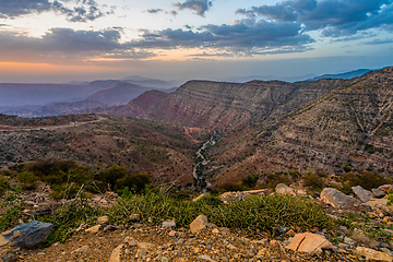 Image showing deep canyon in Afar Triangle region, Ethiopia