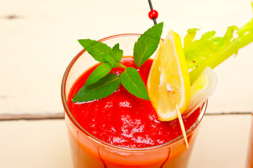 Image showing fresh tomato juice