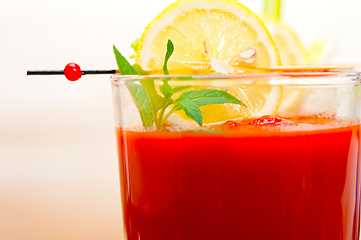 Image showing fresh tomato juice