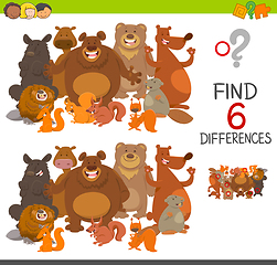 Image showing spot the differences activity