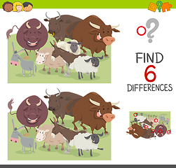 Image showing spot the differences worksheet