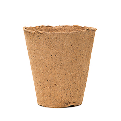 Image showing Recycled paper empty vase