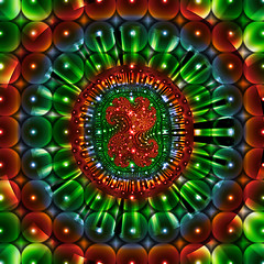 Image showing Abstract computer generated fractal