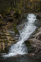 Image showing Waterfall on river Shinok