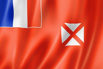 Image showing Wallis and Futuna flag, Overseas Territories of France