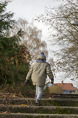 Image showing lonely boy