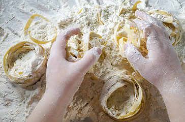 Image showing wheat flour pasta