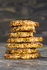 Image showing oatmeal cookie