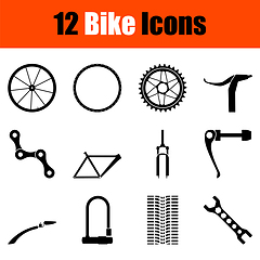 Image showing Bike Icon Set