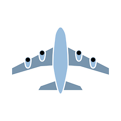 Image showing Airplane Takeoff Icon