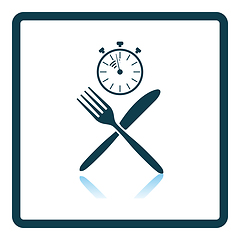 Image showing Fast Lunch Icon