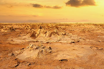 Image showing abstract landscape in Dallol, Danakil depression, Ethiopia