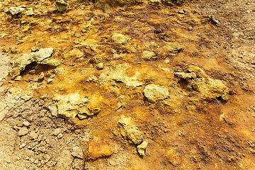 Image showing abstract landscape in Dallol, Danakil depression, Ethiopia