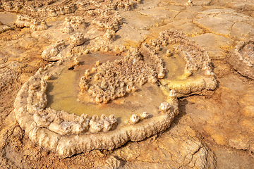 Image showing abstract landscape in Dallol, Danakil depression, Ethiopia