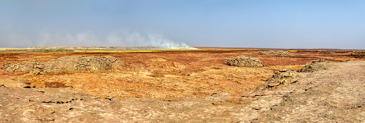 Image showing abstract landscape in Dallol, Danakil depression, Ethiopia