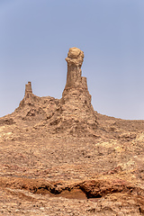 Image showing Rock city in Danakil depression, Ethiopia, Africa