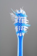 Image showing Worn toothbrush