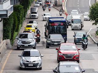 Image showing Sukhumvit Road in Bangkok, Thailand