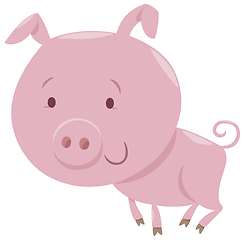 Image showing piglet farm animal character